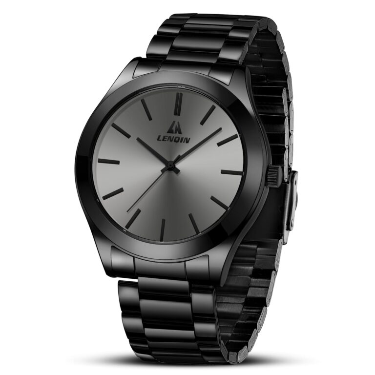 LN LENQIN men's watch in black
